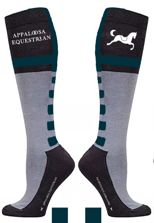 Racing Green Appaloosa socks
